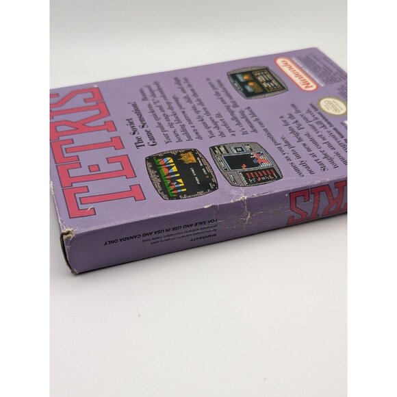 Tetris (Nintendo NES, 1985) CIB w/ Box, Cart, Sleeve, Manual ~ Tested & Works - Picture 6 of 12